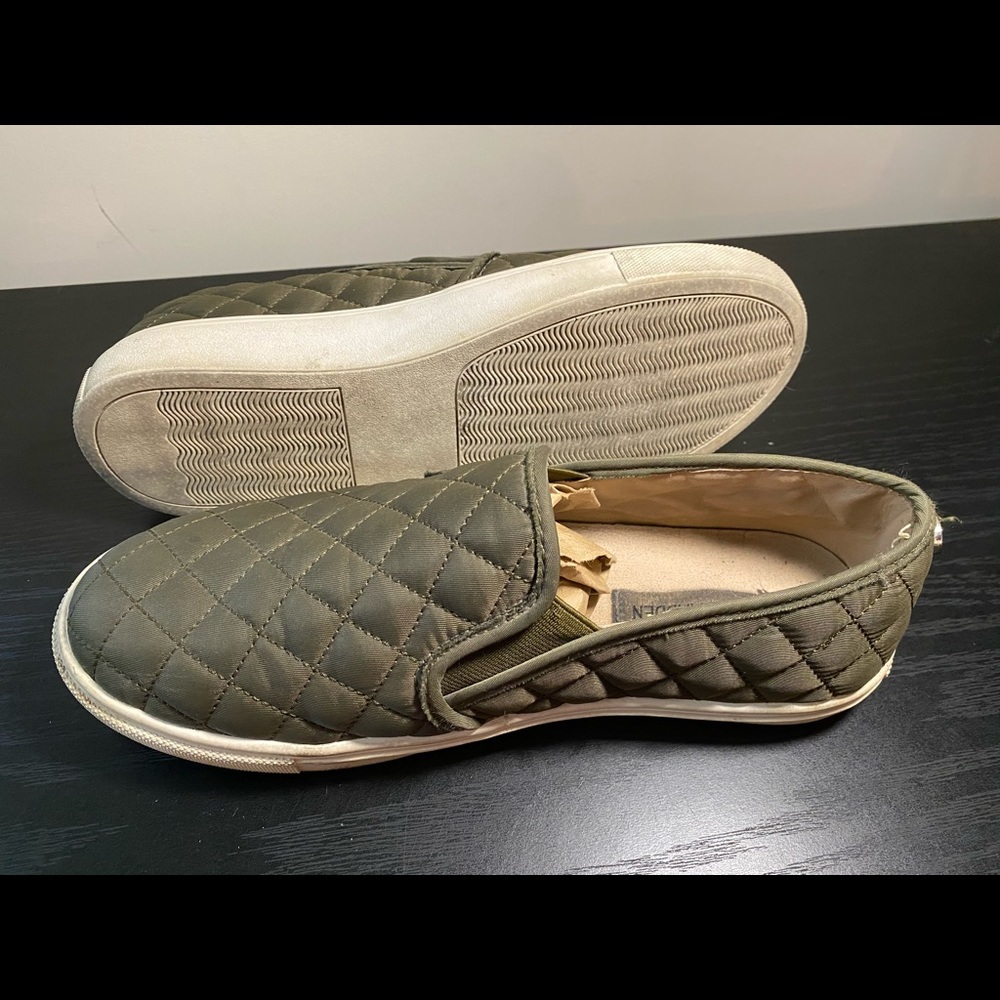 Steve Madden Ecentric-QWomens Size 7.5 Olive Green - Picture 3 of 4